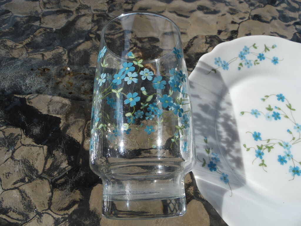 Service for 4 people forget-me-not arcopal