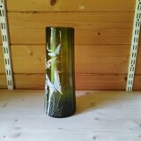 Pretty enameled vase.