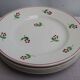 Set of 6 ceramic dessert plates