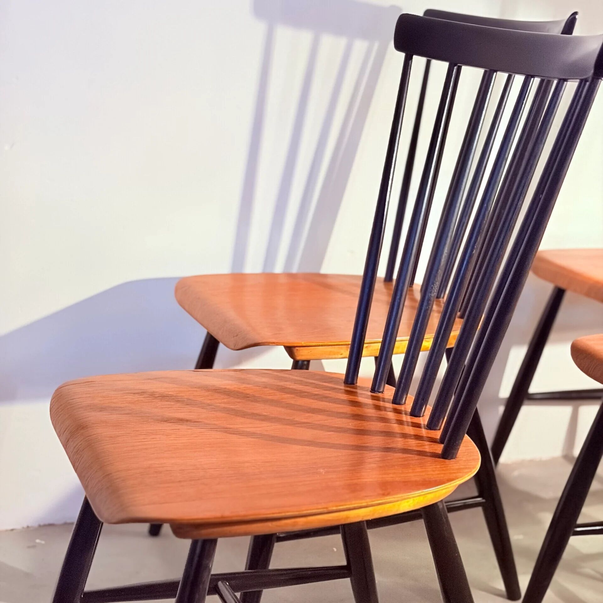 Dining chairs Sven Erik Fryklund for Hagafors, Swedish 1960s