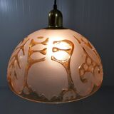 Peill & Putzler glass hanging lamp 1960-70’s
