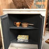 Old weathered corner workshop furniture