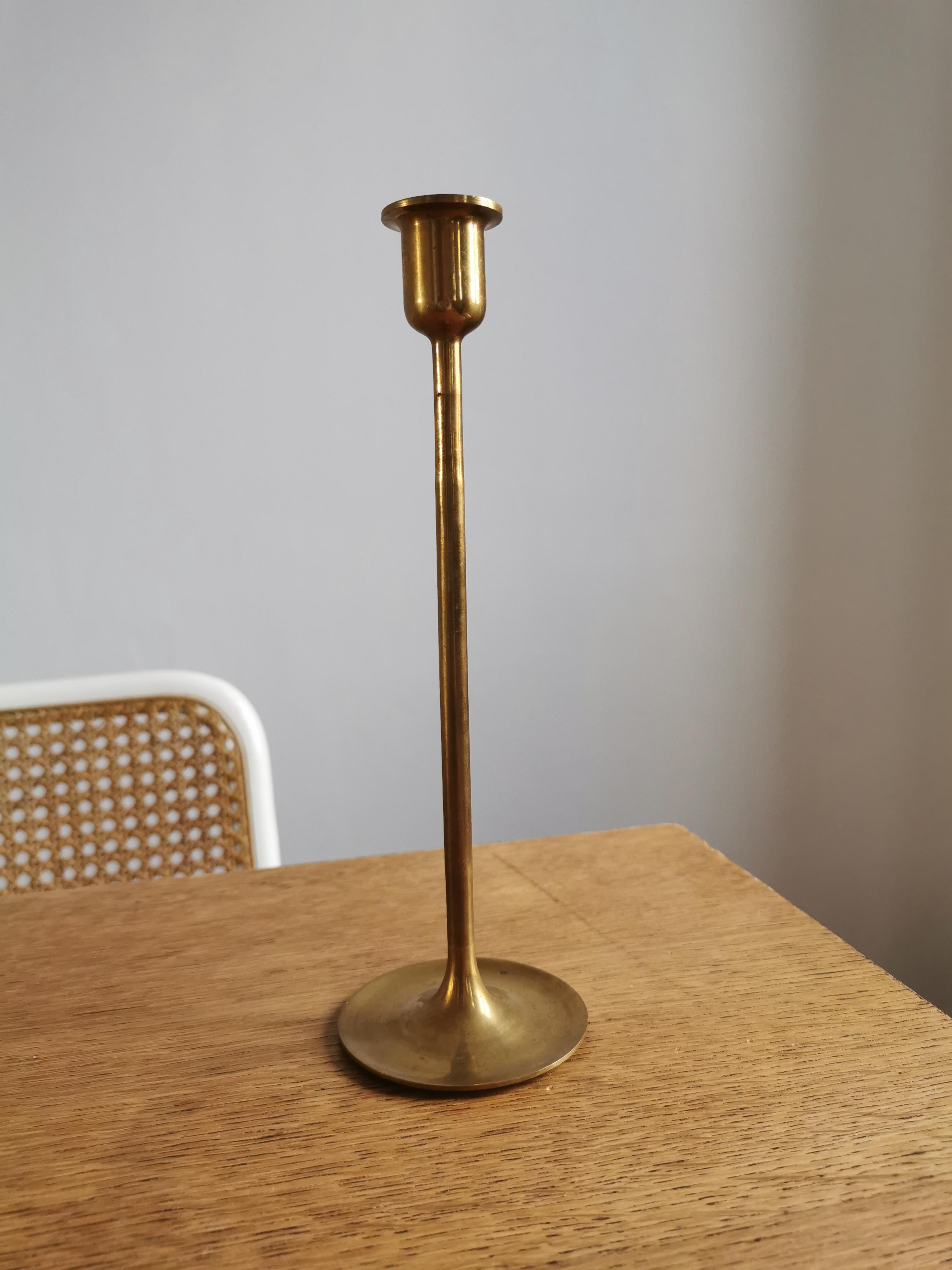 Brass candlestick