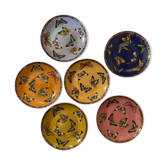 6 Saucers "butterflies"