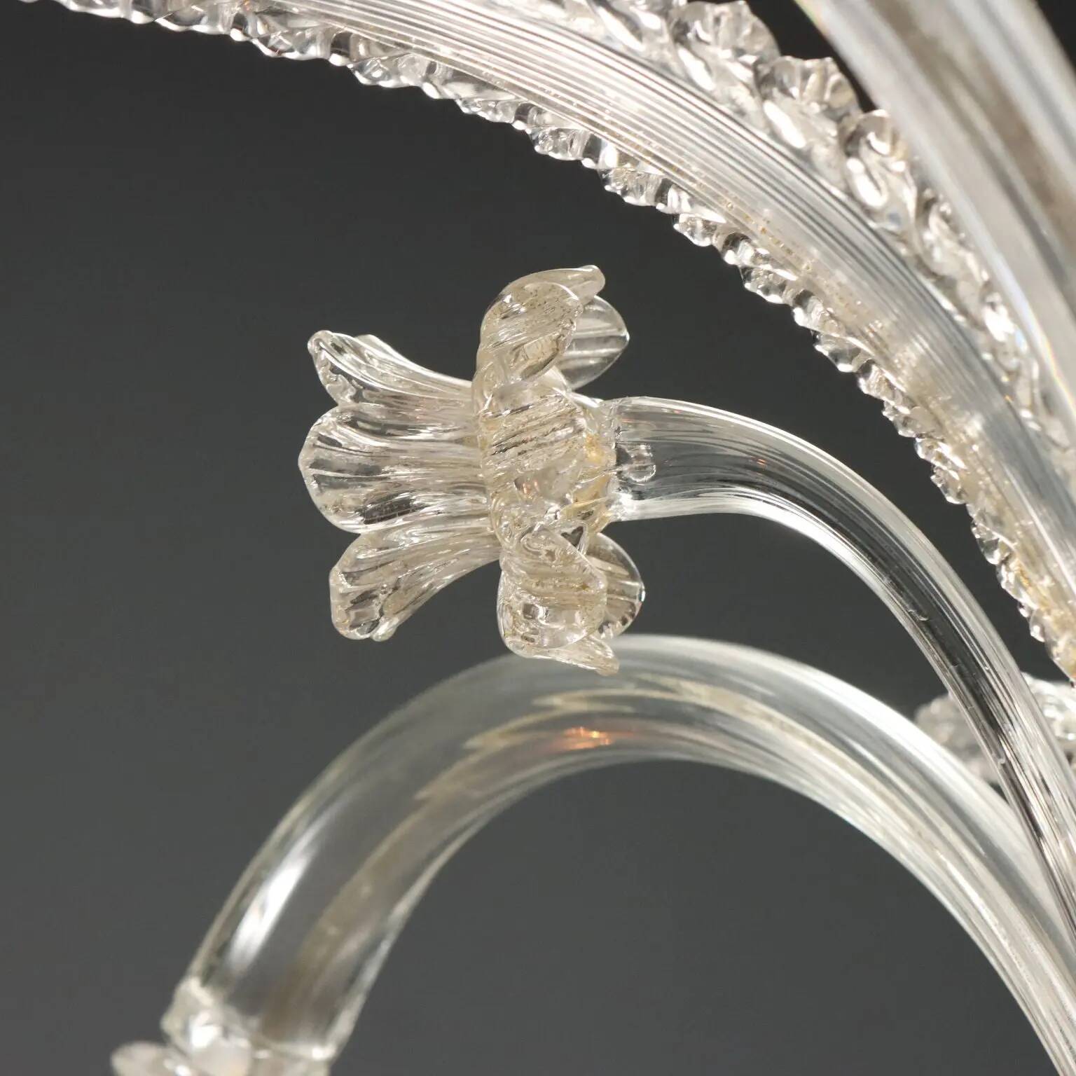 Antique Murano glass chandelier, Italy, late 19th century.