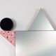 Ettore Sottsass Memphis Milano Diva Wall Mirror Vintage, Italy, 1984