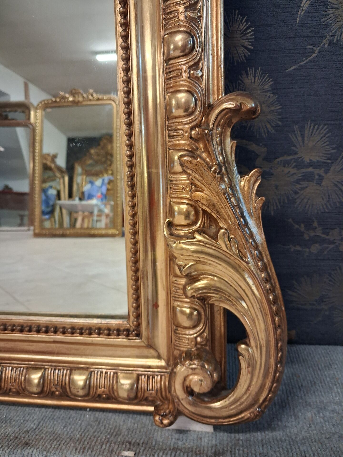 Mirror from the Napoléon III era 147 x 98