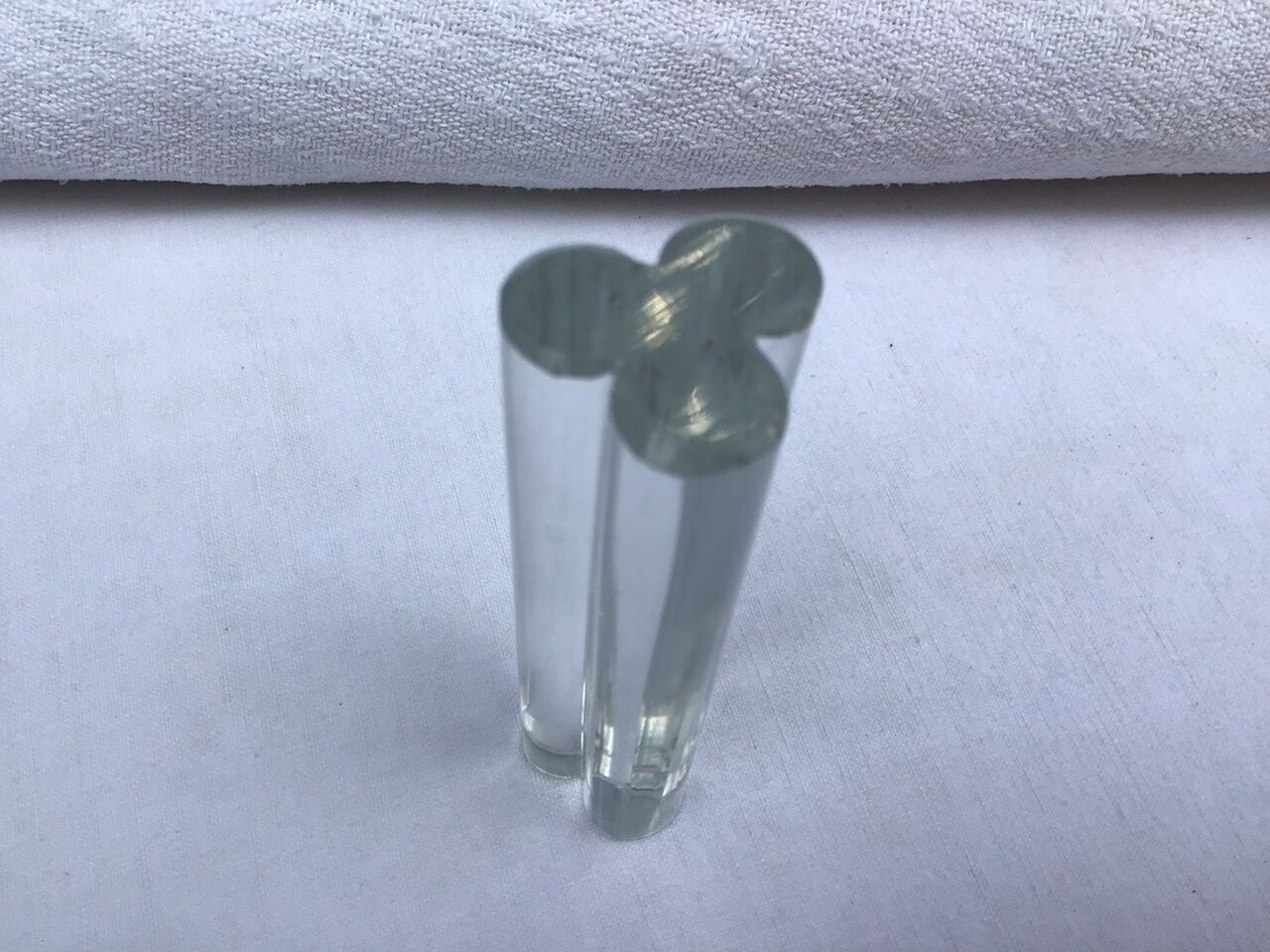Set de 8 portes couteaux en cristal art déco
