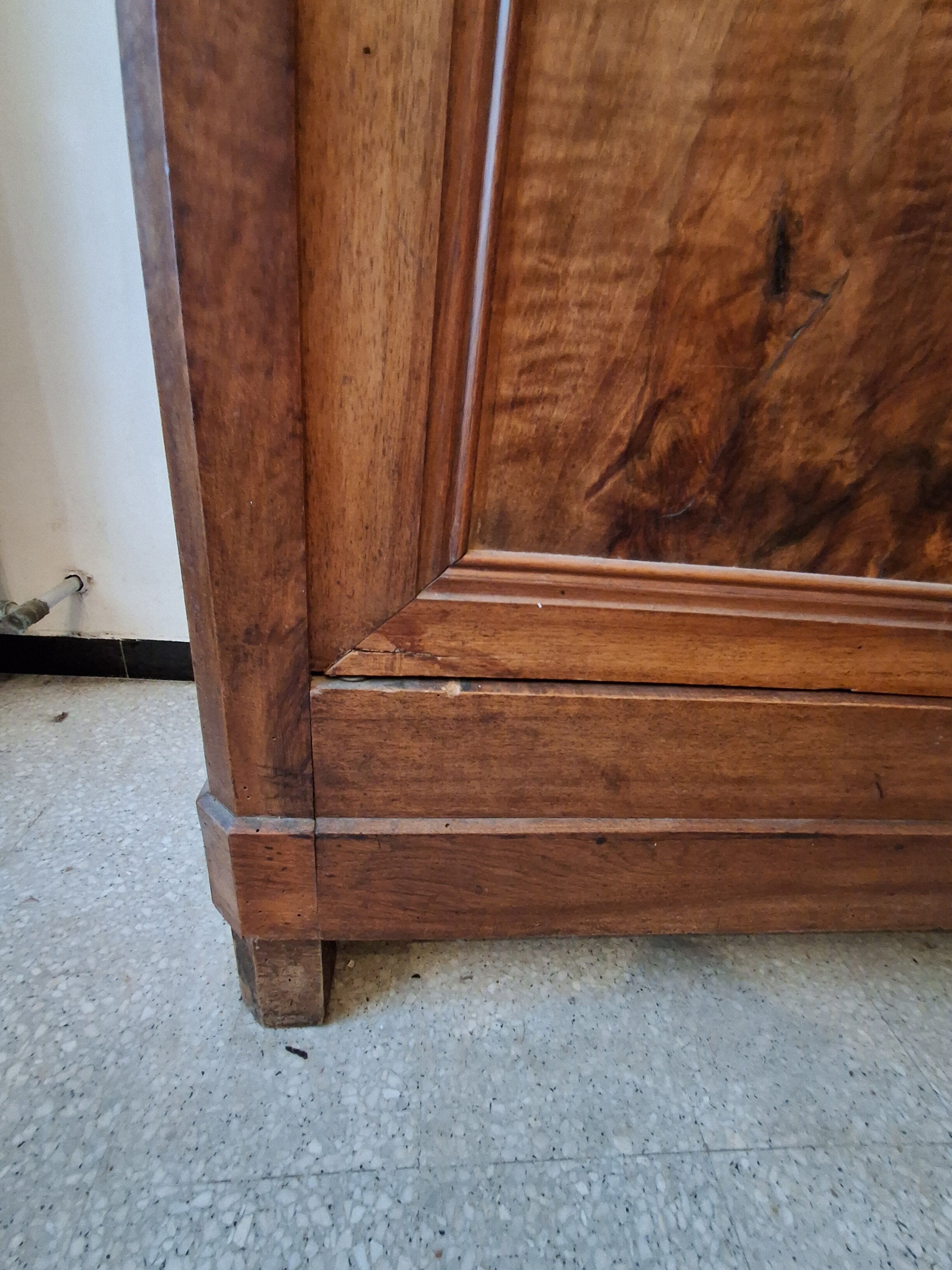 Antique walnut wardrobe