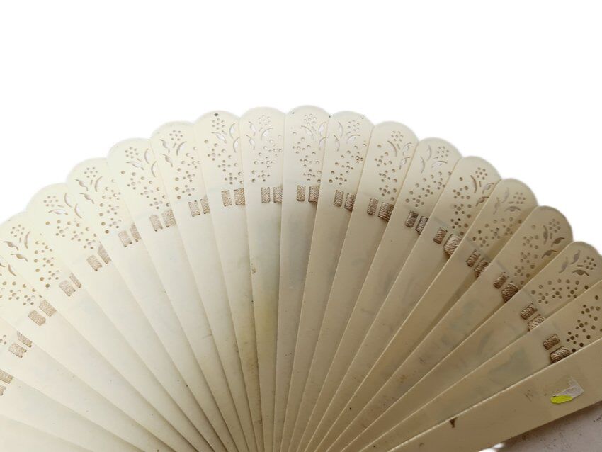 Art Nouveau celluloid fan, 1900s