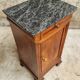 Antique small cabinet French hall cupboard walnut