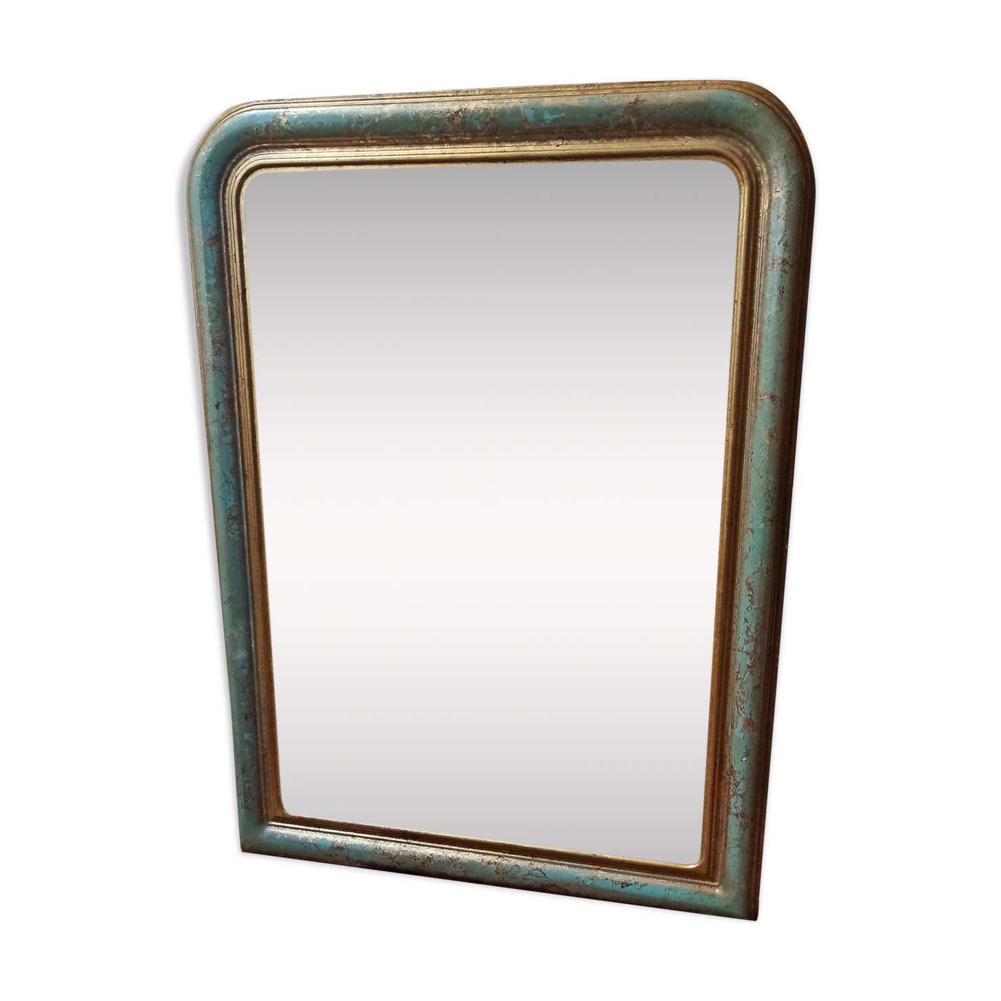 Decorative antique mirror marble effect 52x70cm
