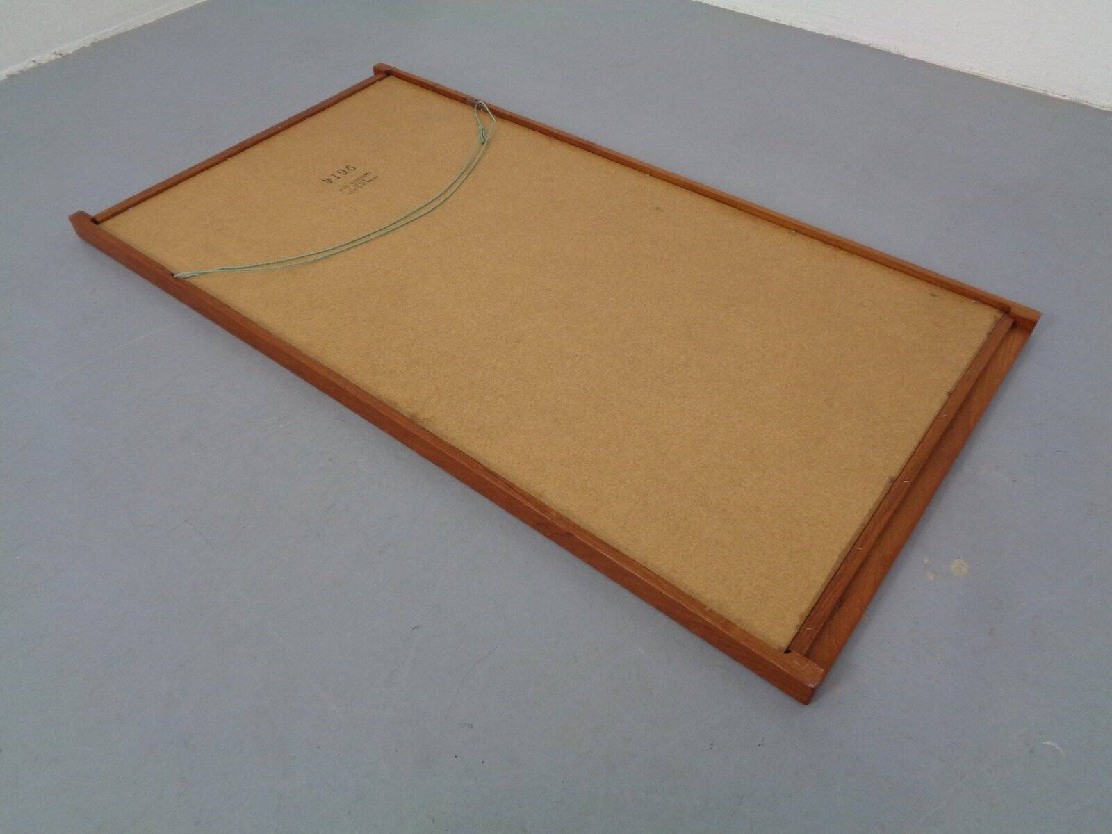 Danish No 196 Mirror in Teak by Aksel Kjersgaard, 1960s