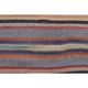 Tapis kilim turc vintage en laine et coton violet noué à la main