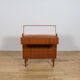 Commode en teck des années 60 avec coiffeuse, Danemark.