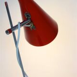 Red Table Lamp by Josef Hurka for Lidokov, 1970s