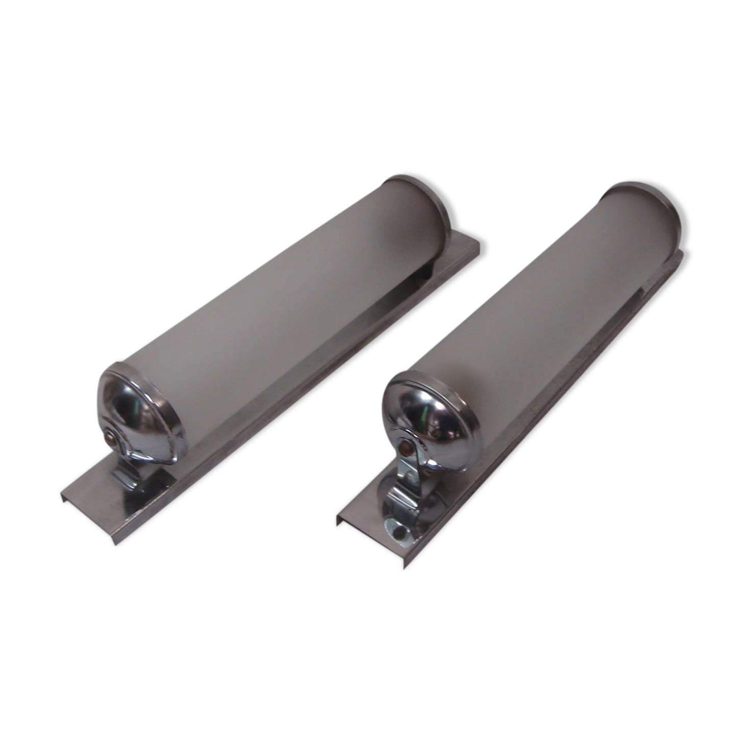 Art Deco train cab sconces