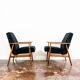Fauteuils par H. Lis, 1960s, Set de 2