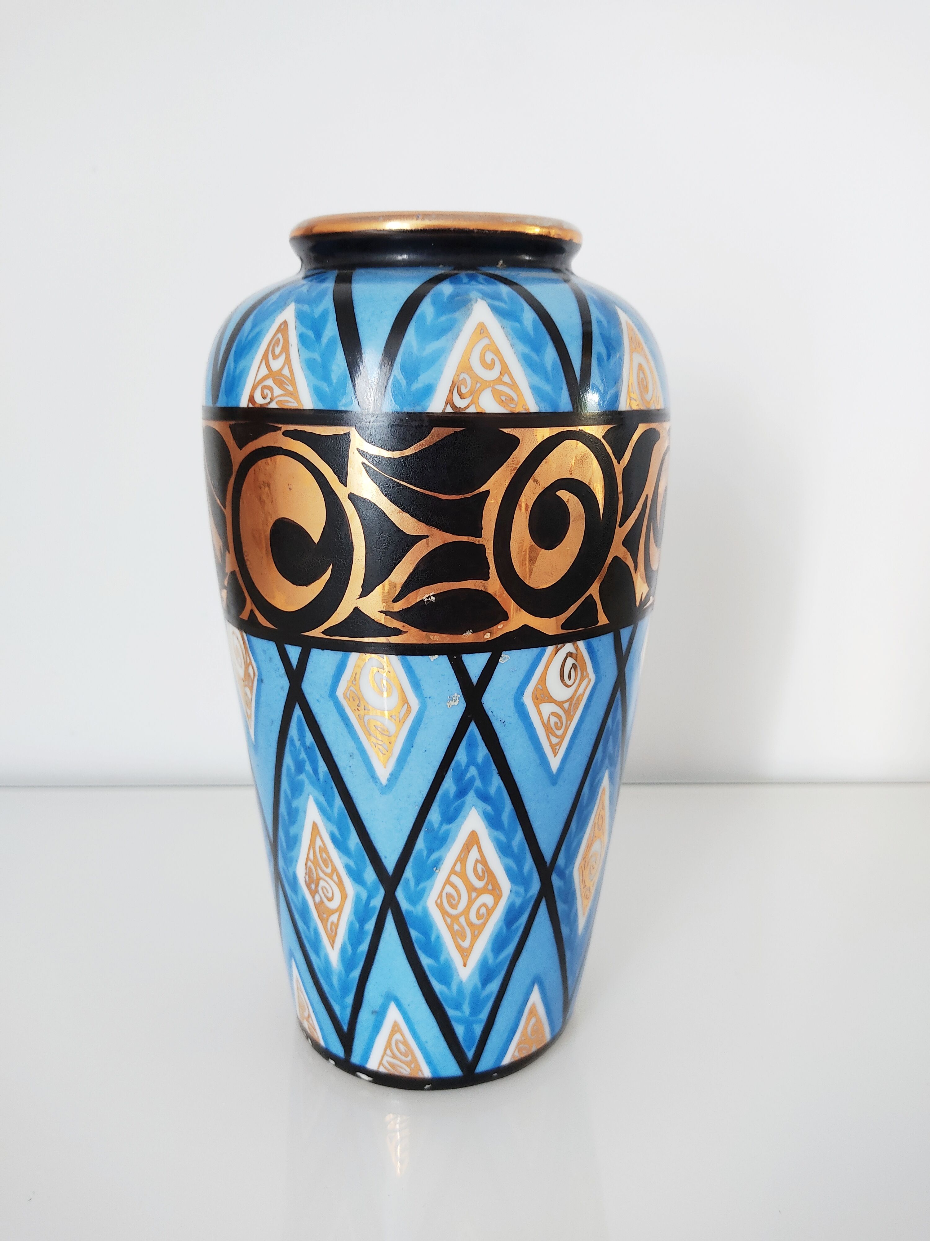 Art Deco vase signed Petit 1928