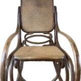 Fauteuil à bascule type Thonet