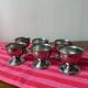 Set of 6 stainless steel egg cups