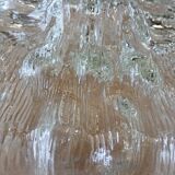 Applique/ plafonnier ancien en verre moulé