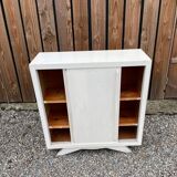 Vintage sideboard with sliding doors