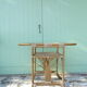 Ensemble table & chaises en rotin