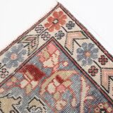 Turkish Red & Beige Classic Vintage Rug, 130x229Cm