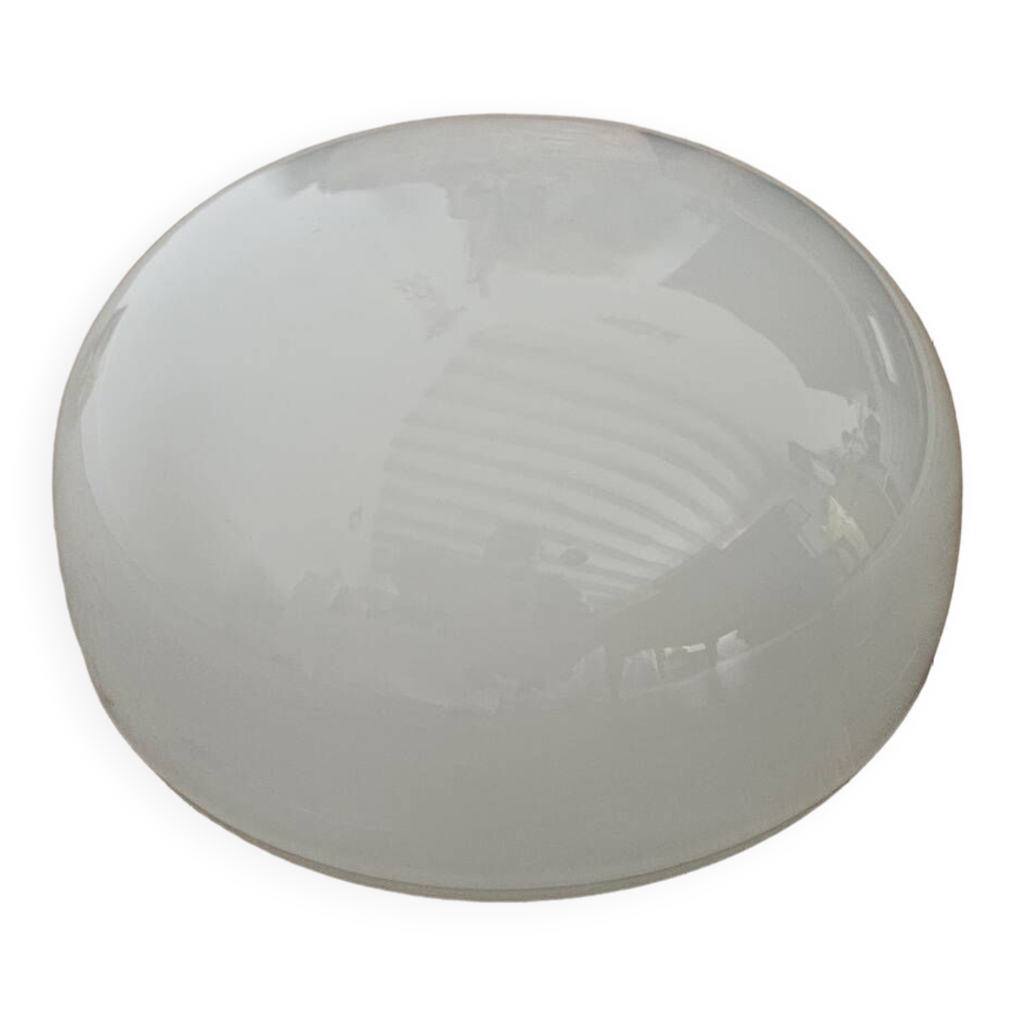 White opaline ceiling light