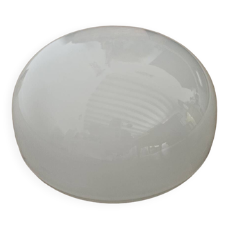 Plafonnier en opaline blanche