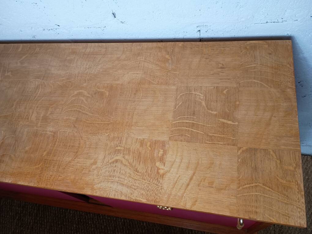 1950s enfilade with three sliding doors