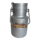 Old aluminum milk jug 1.5 liters