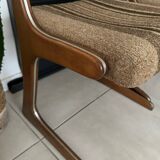 Pair of vintage Baumann Kangaroo chairs