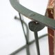 1920s set of four folding garden chairs, czechoslovakia
