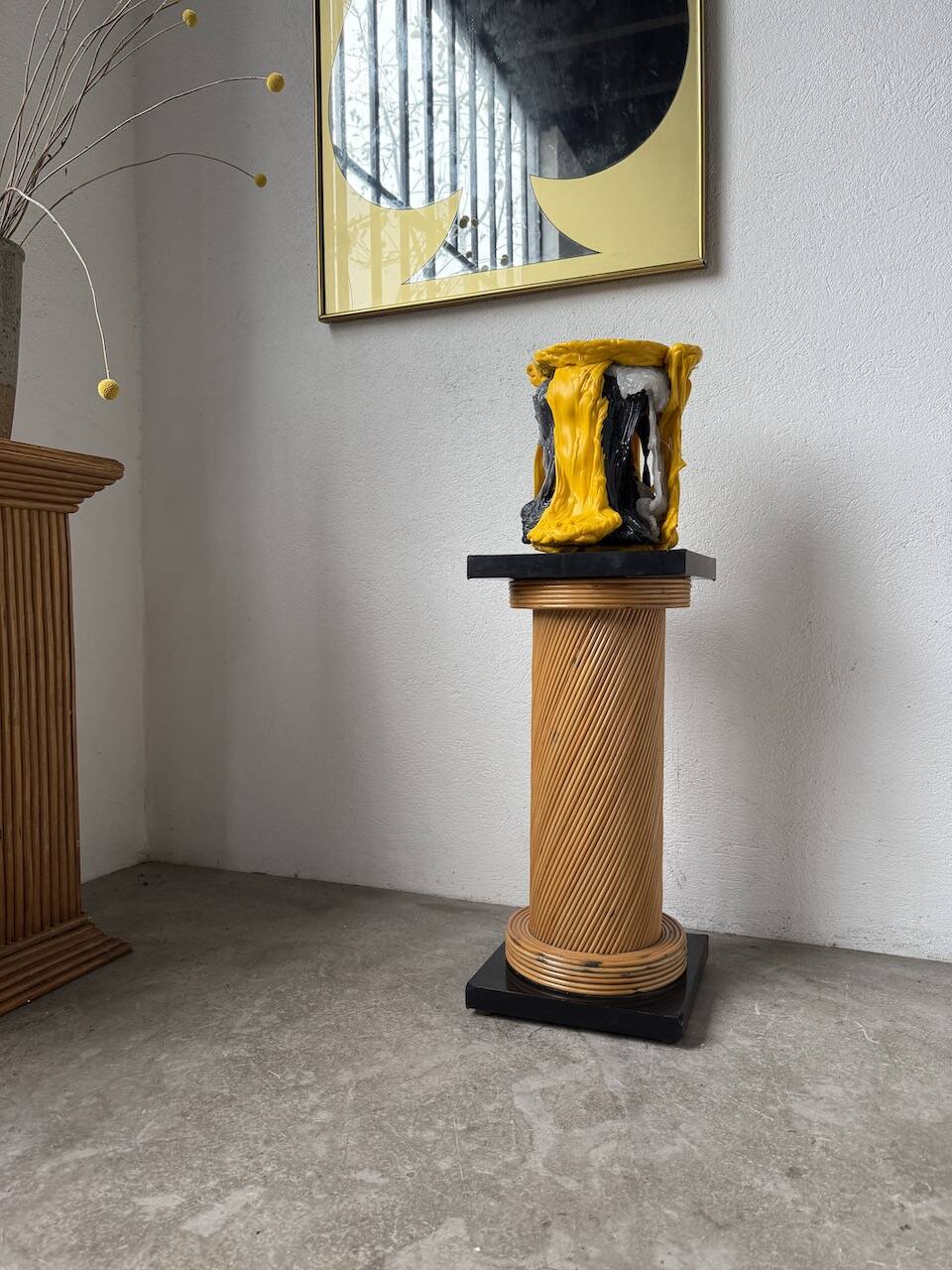 Resin fish sculpture