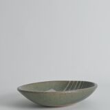 Midcentury-Modern Handmade Stoneware Bowl with Abstract Motif, 1960s