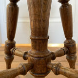 Old piano stool Napoleon III XIXth