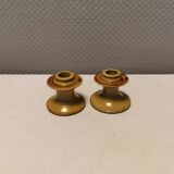 A set of ceramic candlesticks by L.Hjort Denmark 1970s.