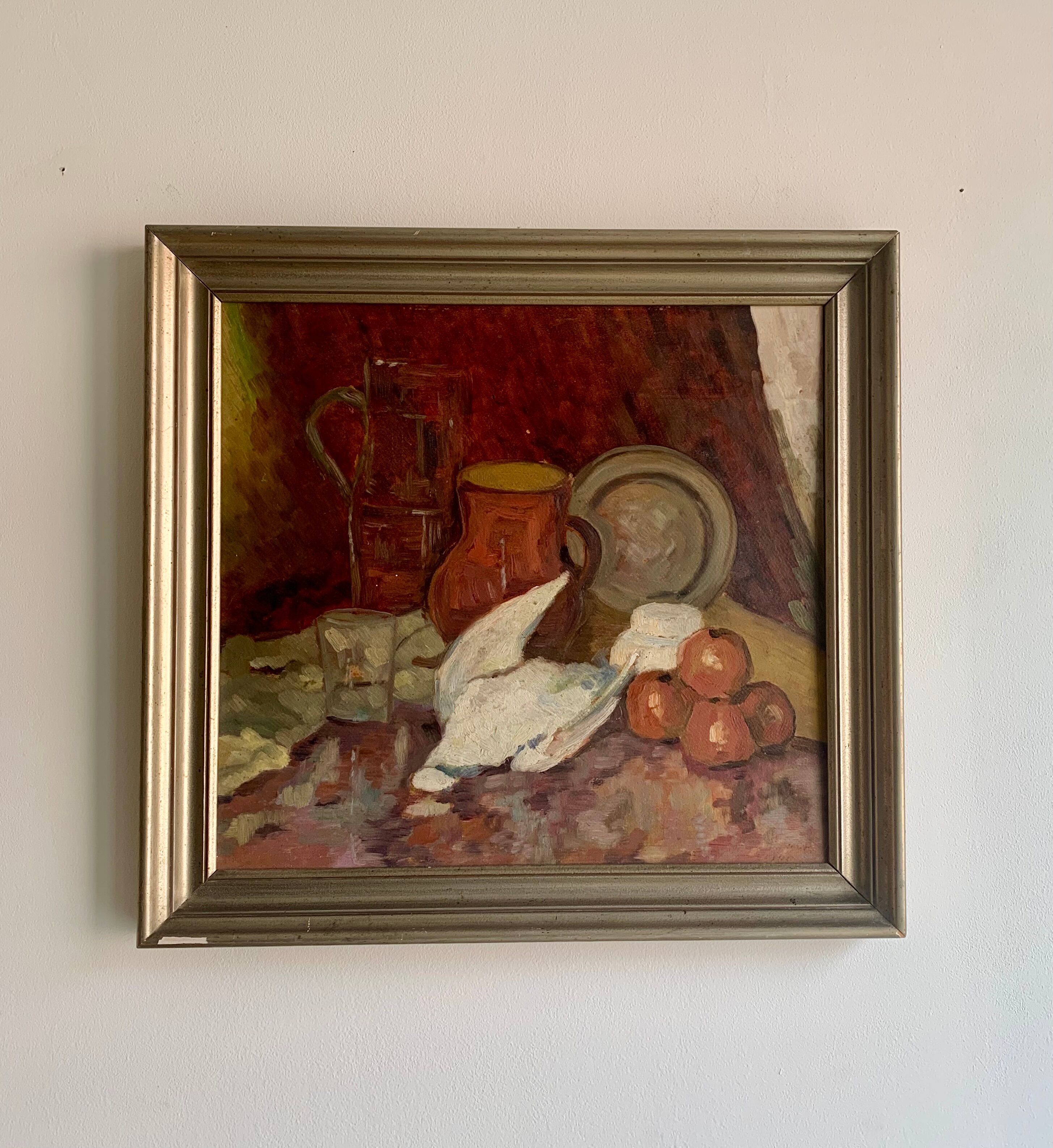 Still life Oil painting, 1950s