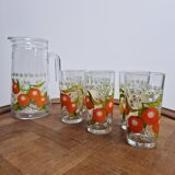 Service à orangeade vintage