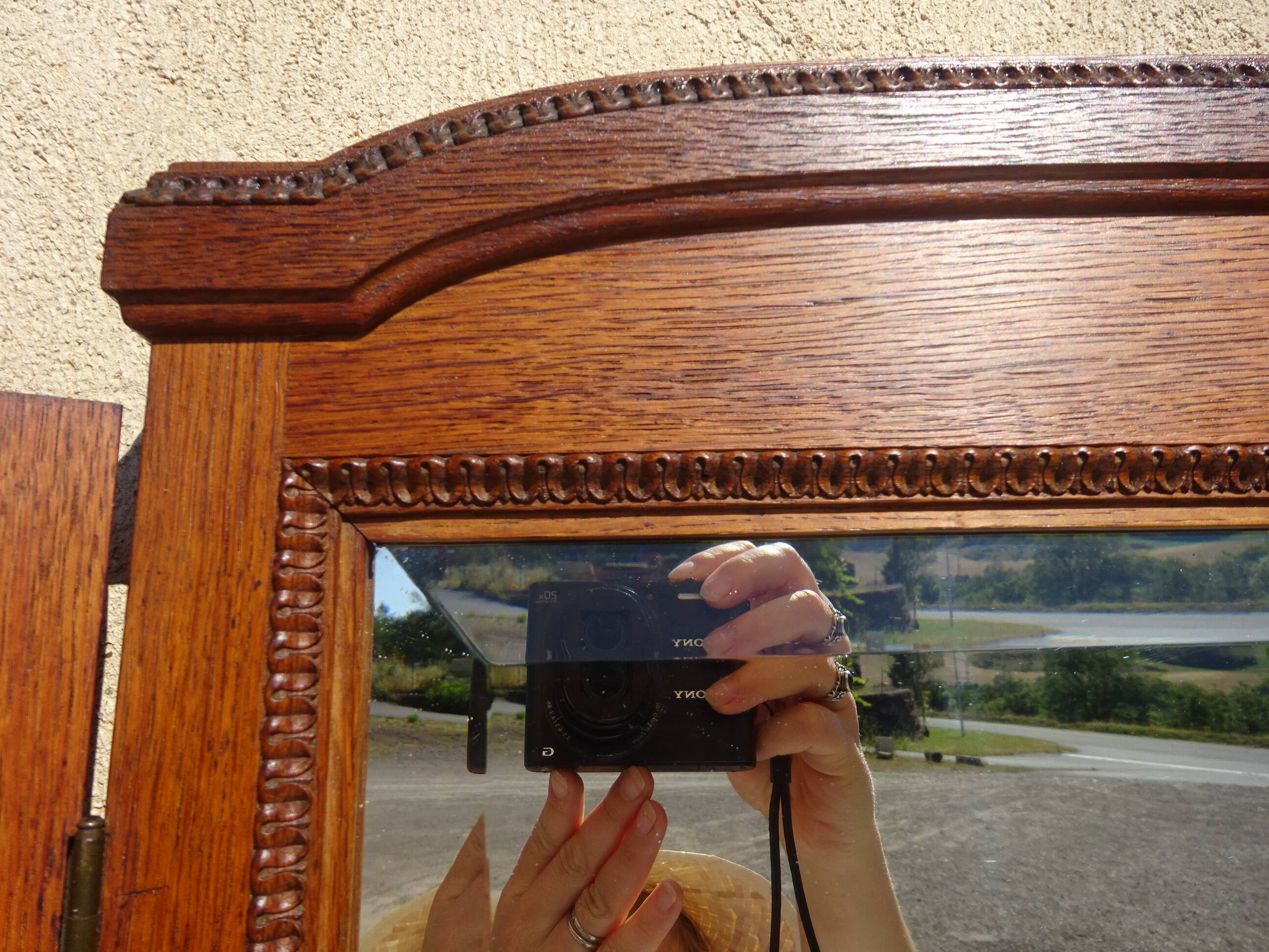 Miroir triptyque époque Art Déco