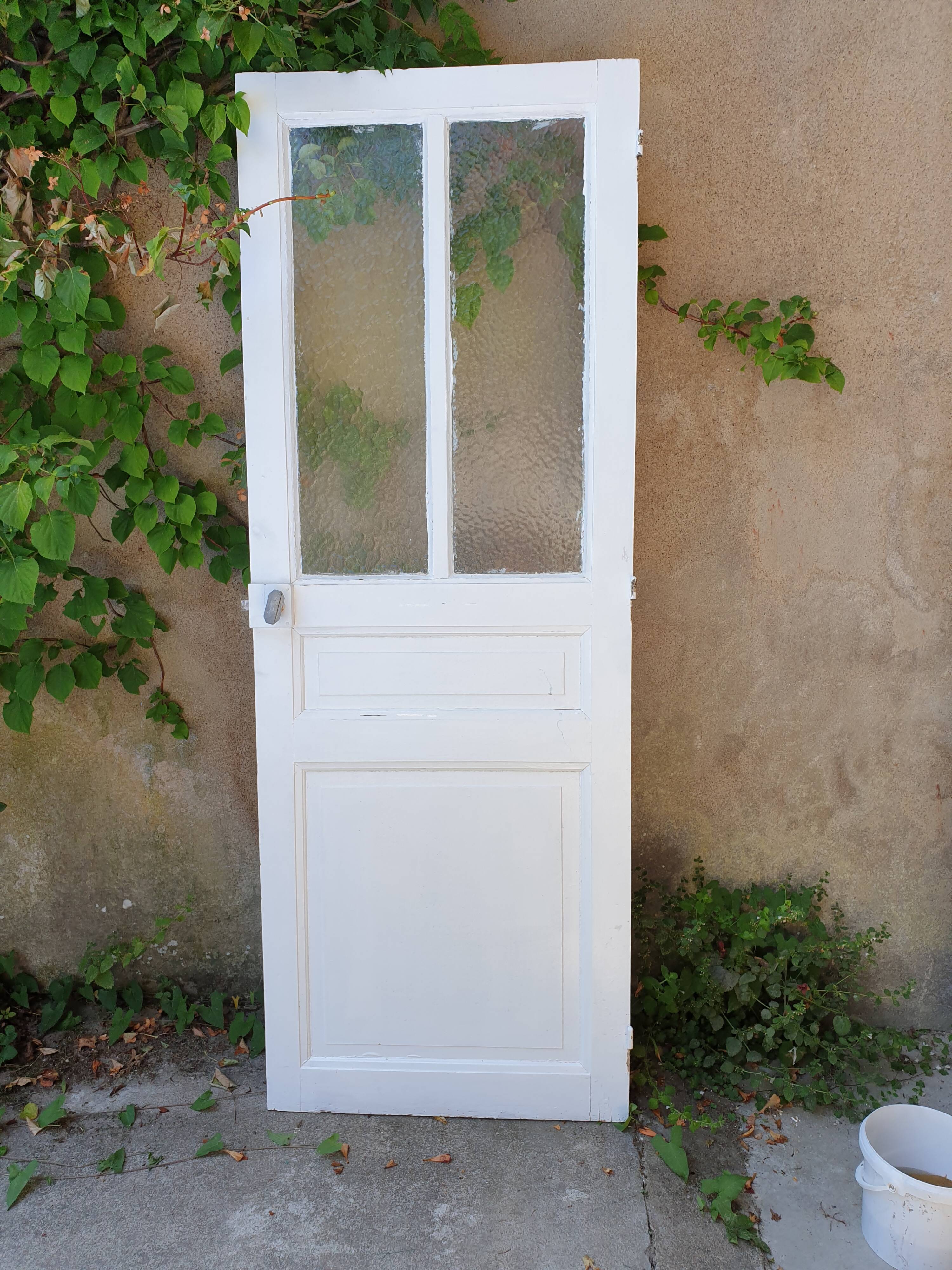 Old glazed door