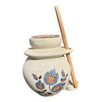 Olive or Pickle Pot in St Amand Sologne Earthenware