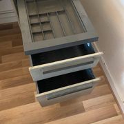 Bureau Strafor bleu & gris