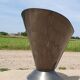 Vintage metal cone chair industrial