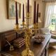 Louis XV style chandelier in gilded bronze