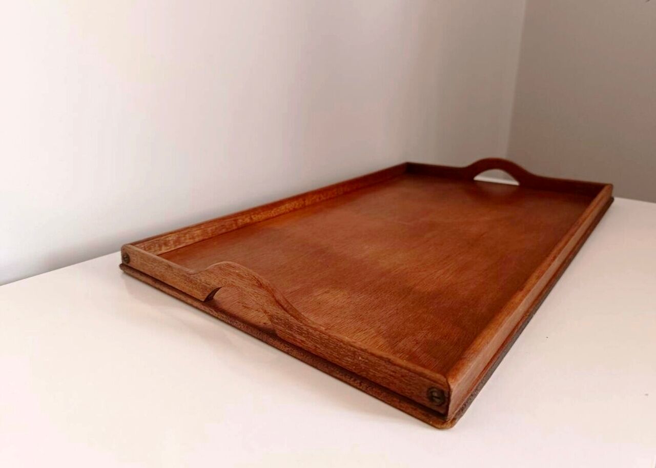 Vintage wooden serving platter