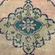 Distressed Turkish Runner 370x86 cm wool Vintage Tribal Rug Black Pink Beige