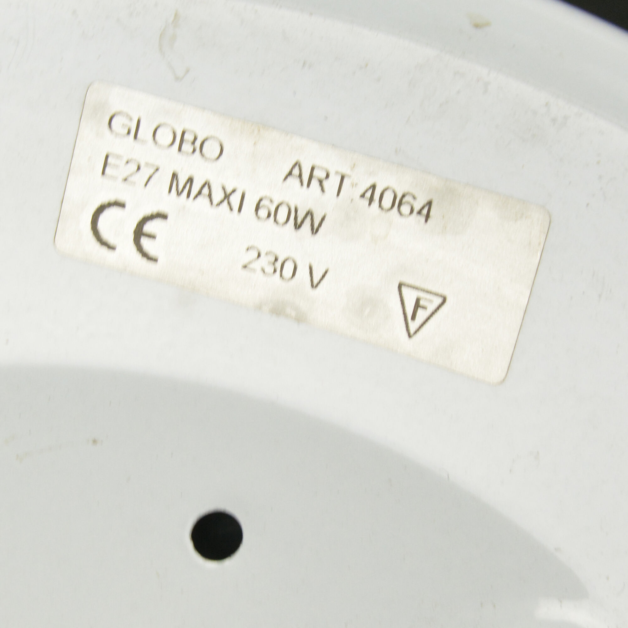 White ceiling light organic modern structural by Globo Lighting Germany 1980s